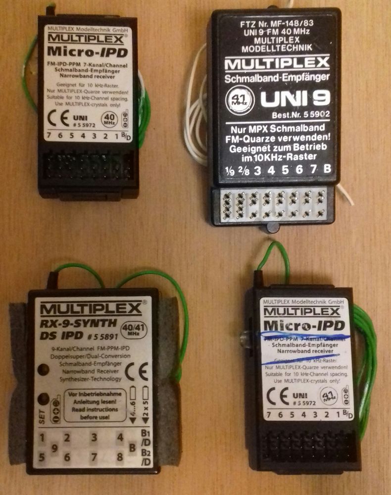 R�cepteurs d'a�romod�lisme en 41 MHz 25 Paris 14 (75)