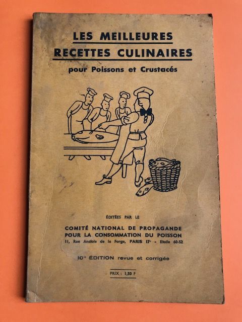 Recettes poissons et crustac�s - ann�e 1966 6 Nice (06)