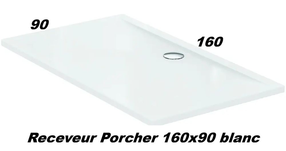 Receveur de douche 160x90 blanc 100 Hornoy-le-Bourg (80)