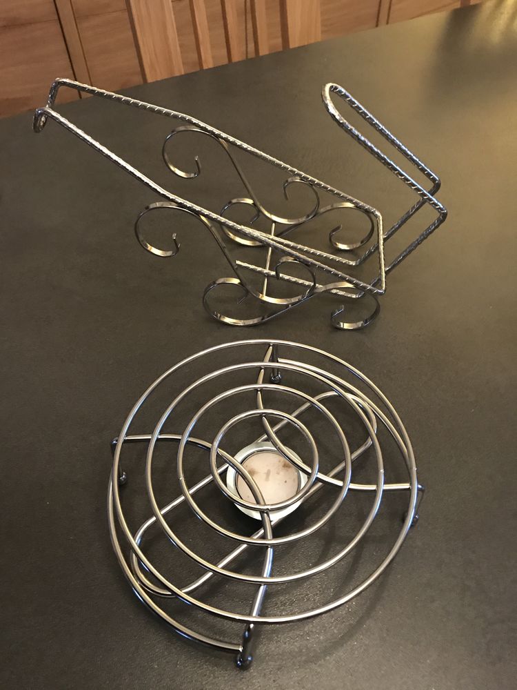 R�chaud de table et porte bouteille m�tal brillant 5 Champigny (51)