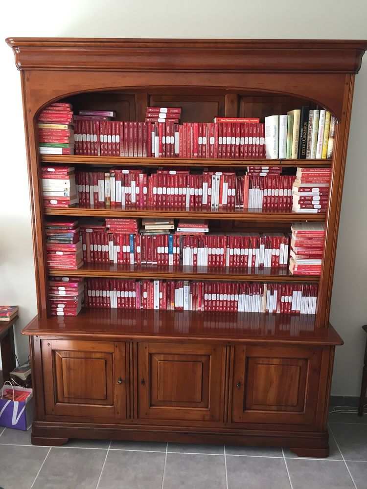 RECHERCHE BIBLIOTHEQUE OUVERTE sans portes haut MERISIER TBE 0 Allan (26)