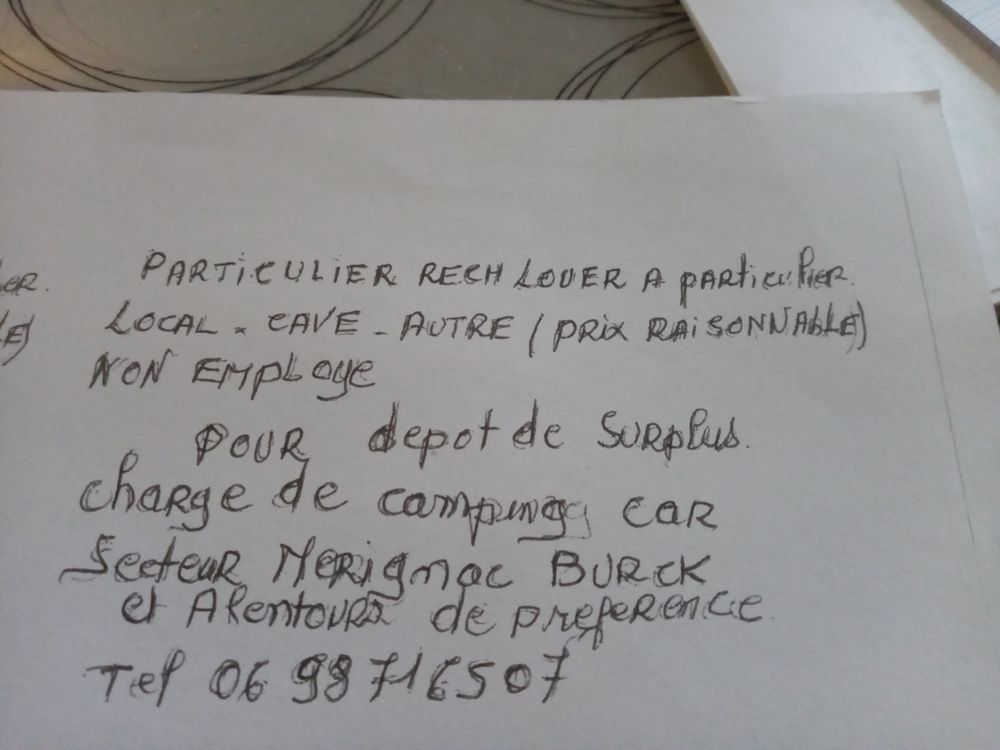 recherche cave 50 M�rignac (33)