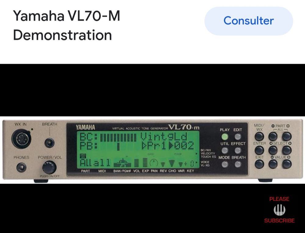 Je recherche yamaha wx7, wx5 ,wx11, avec vl70m. 0766656010 250 Nice (06)