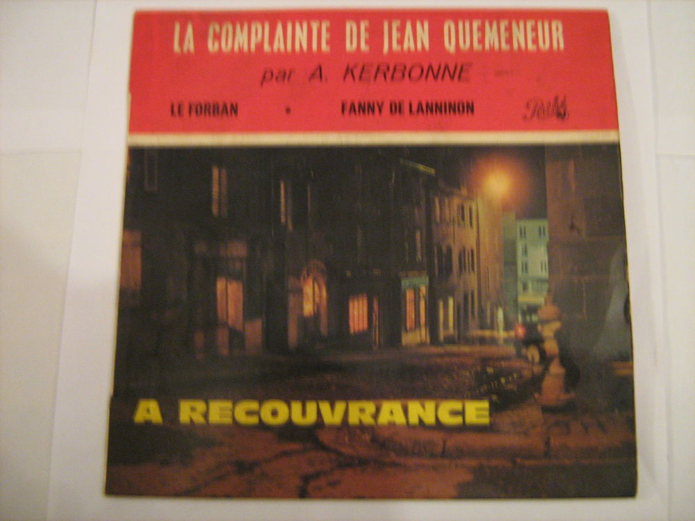 A RECOUVRANCE - LA COMPLAINTE DE JEAN QUEMENEUR disque PATHE 4 Brest (29)