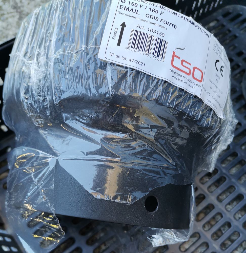 Reducteur /augmentation diam�tre 150/180 de poele � bois 25 Saint-Maximin-la-Sainte-Baume (83)