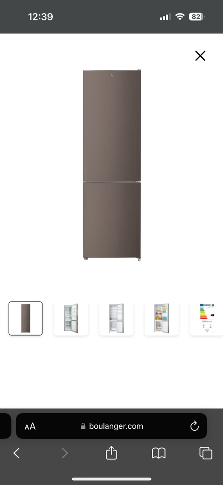 R�frig�rateur combin� ESSENTIELB ERCV180-55v2 280 Lyon 3 (69)