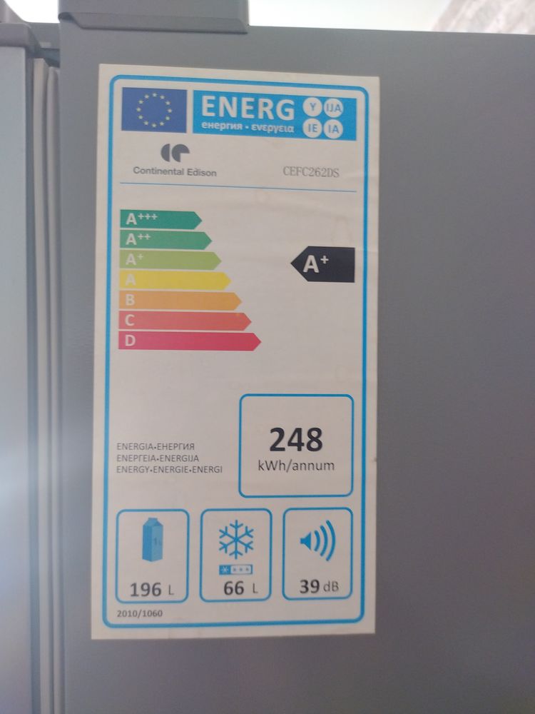 R�frig�rateur 2 portes 213 litres 150 Gigean (34)