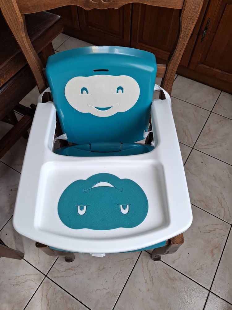 REHAUSSEUR DE CHAISE b�b�, THEMOBABY vert �meraude/blanc 25 Nuits-Saint-Georges (21)