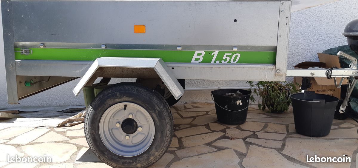 Remorque ERDE - PTAC 500 Kg - Longueur 1,50m 490 Saint-Cyprien (66)