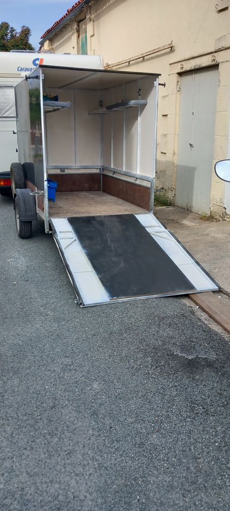Remorque 500 kg non freiner pour camping-car scooter bagag�r 2750 V�lines (24)