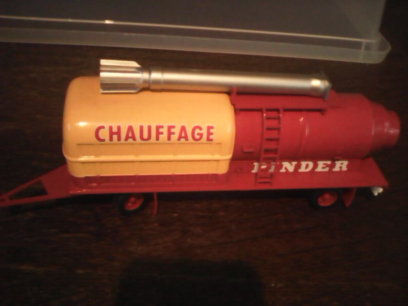 Remorque Pinder Chauffage 1/50 22 Marmande (47)