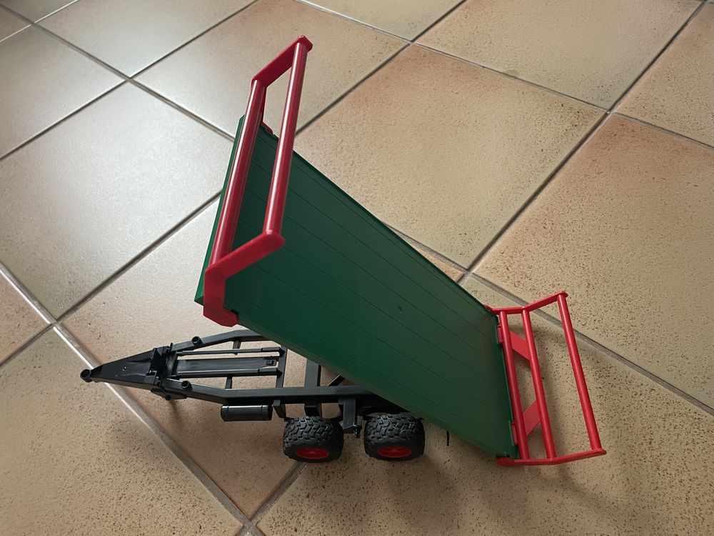 Remorque plateau balles rondes (Bruder made in germany) 10 Lillebonne (76)