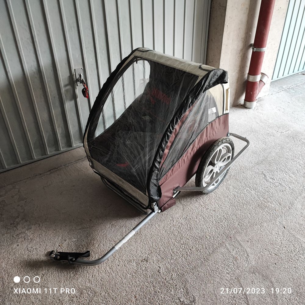 Remorque de v�lo pour enfants allant jusqu'� 30 kg 60 Chen�ve (21)