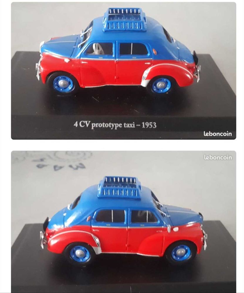 Renault 4 CV prototype taxi de Eligor 1953 15 Villemomble (93)