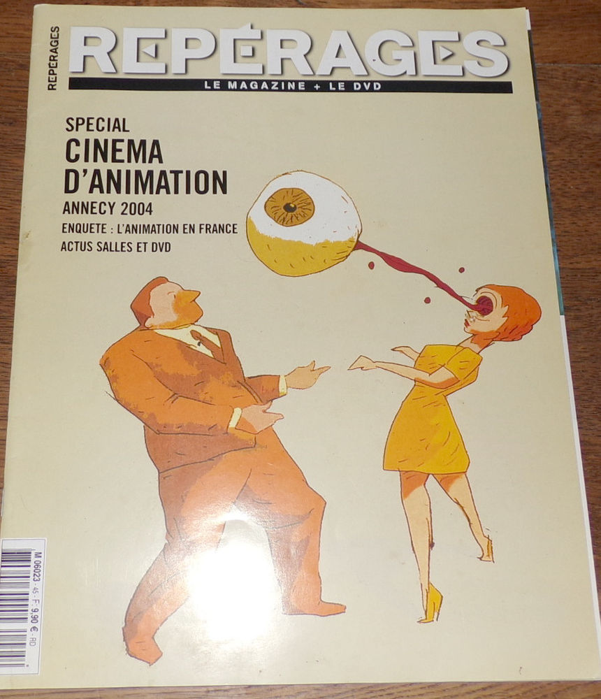 Rep�rages magazine n� 45 sp�cial cin�ma d' animation 48 page 4 Laval (53)