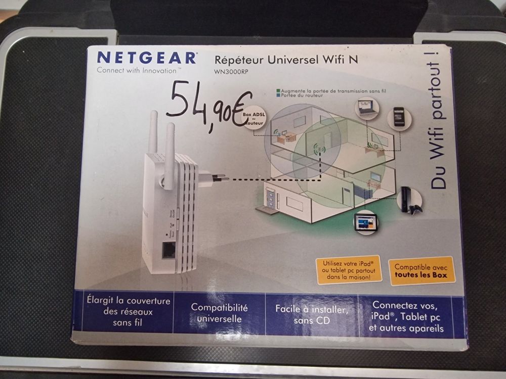 R�p�teur WiFi NETGEAR EX3800 AC750 Dual Band + Prise Filtr�e 25 Bourseul (22)