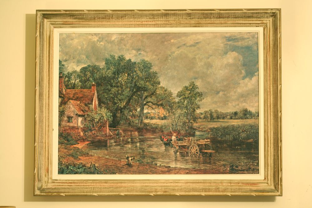 Reproduction   La Charrette de foin   de John Constable. 150 Issy-les-Moulineaux (92)