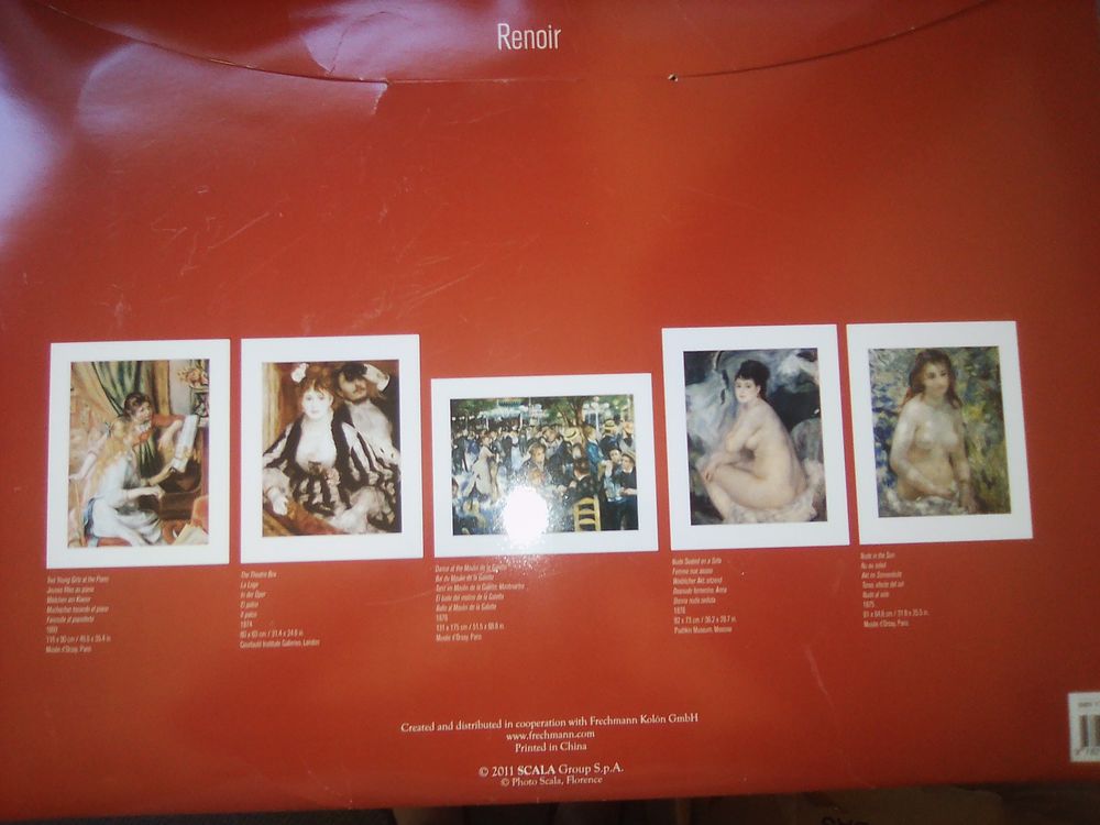 Reproduction de peinture de RENOIR 90 Cravent (78)