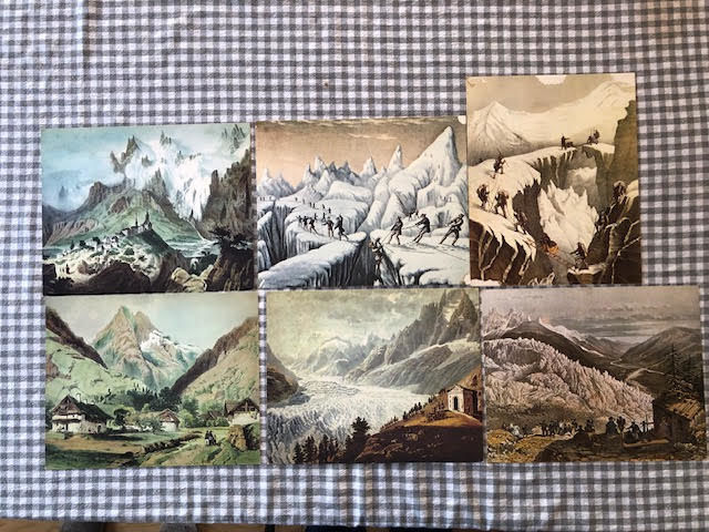 Reproductions de gravures Mont Blanc 1820 28 Cresserons (14)