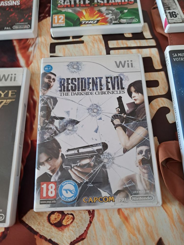 Jeu Wii Resident Evil Dark Side video manga anime TV chronic 24 F�ves (57)
