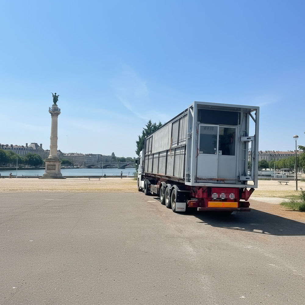 Restaurant container mobile d&eacute;ployable. 0 Bordeaux (33)