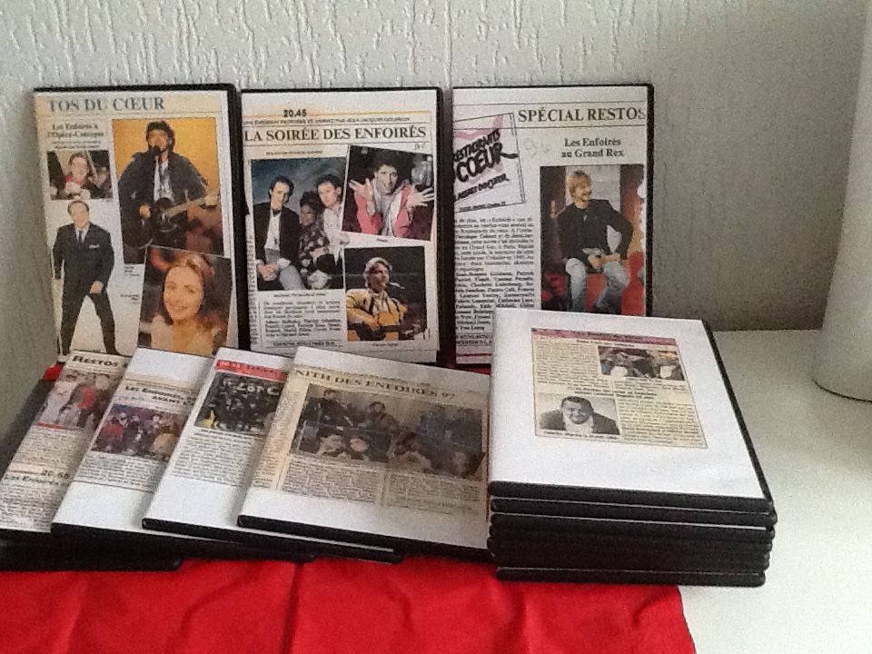 DVD  RESTOS DU COEUR concerts  LES ENFOIRES  6 Saint-Etienne (42)