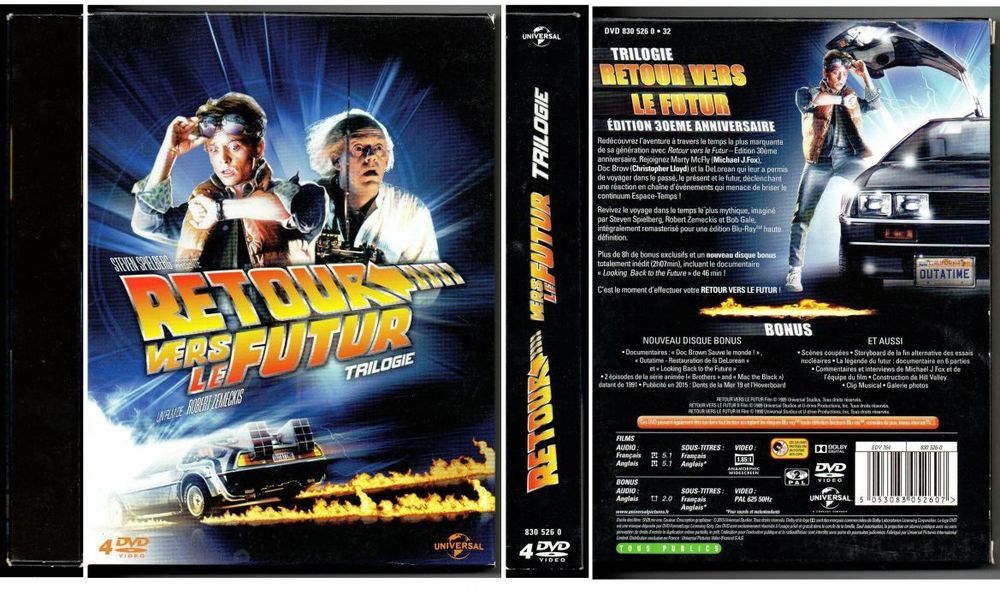 T-shirt OUTATIME - Plaque oiture Retour Vers Le Futur