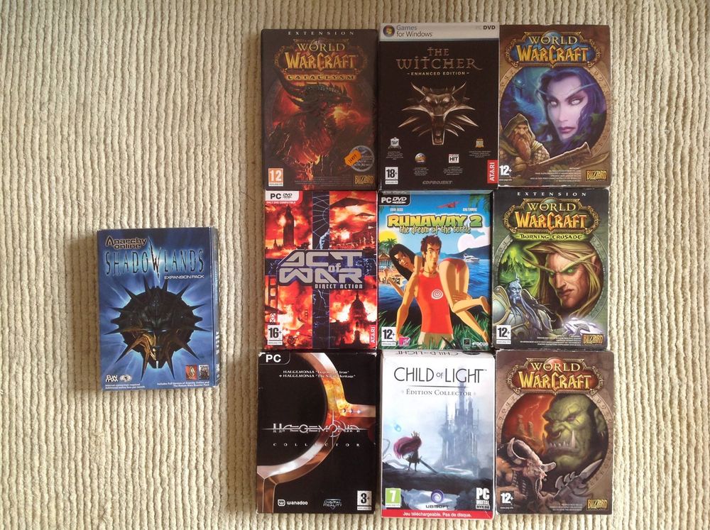 RETROGAMING - LOT 8 COLLECTION PC
30 Paris 11 (75)