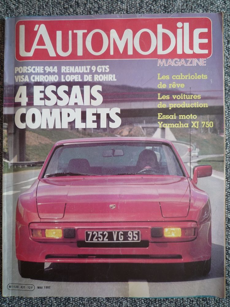 Revue L'AUTOMOBILE magazine n� 431 3 Paris 13 (75)
