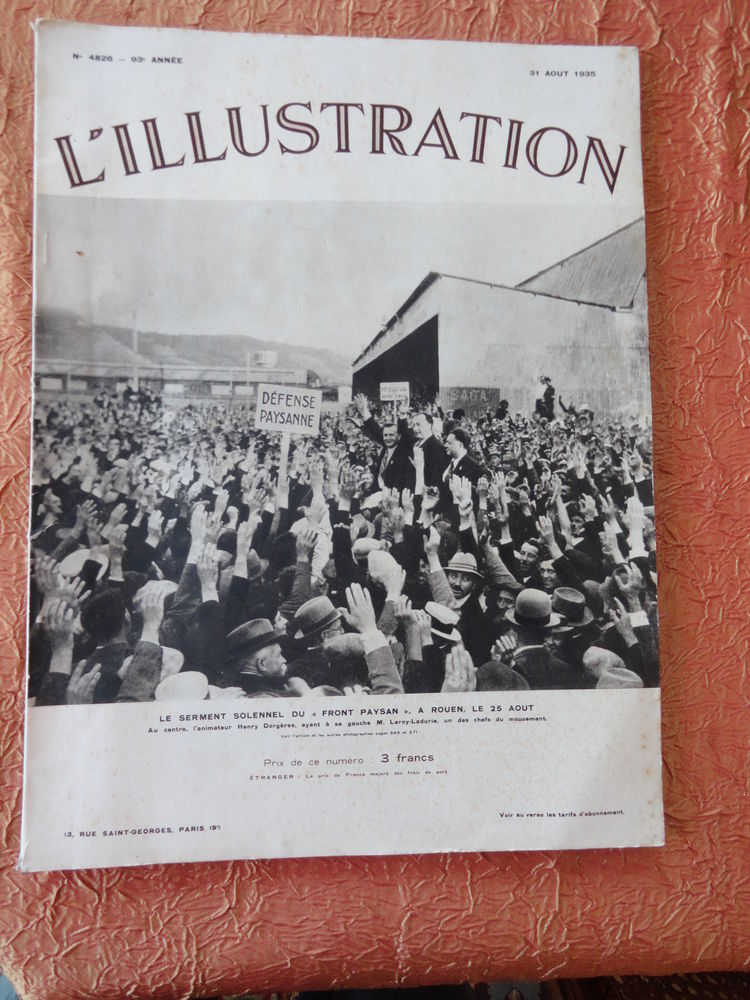 Revue L ' ILLUSTRATION 0 Mulhouse (68)