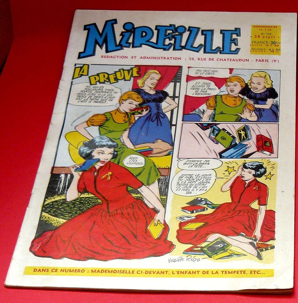 Revue MIREILLE n� 103 - 1956 - Mademoisellelle ci-devant 5 Argenteuil (95)