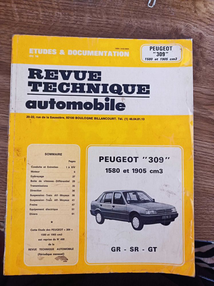 revue technique automobile Peugeot 8 Saint-Prix (95)