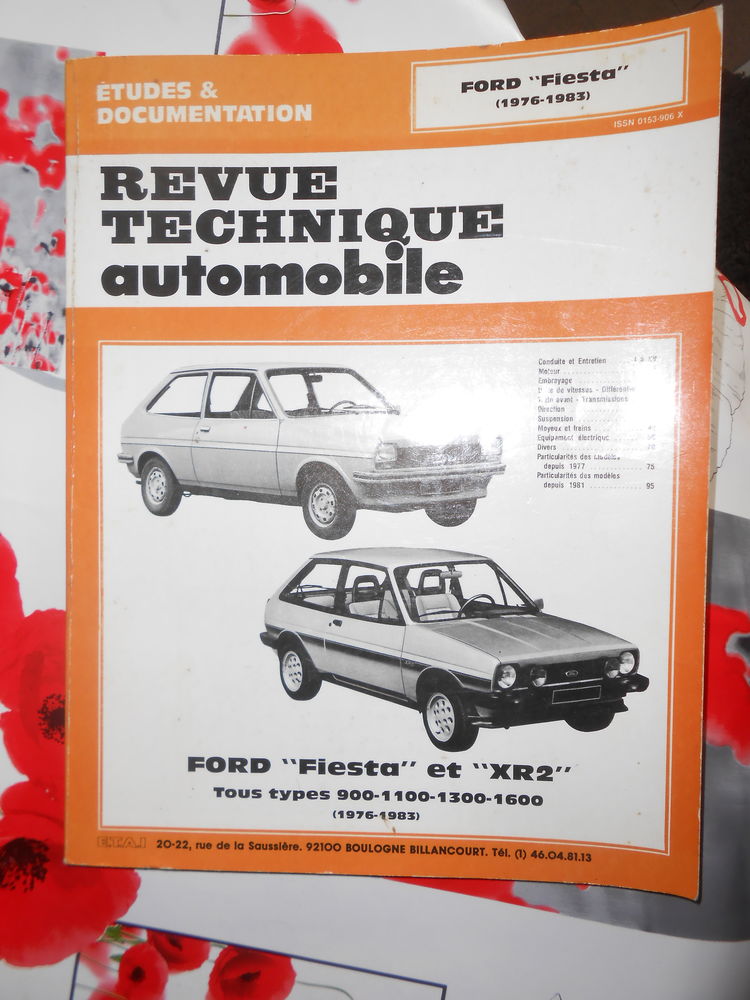 REVUE TECHNIQUE (REFERENCE N� 148) 10 Vend�me (41)