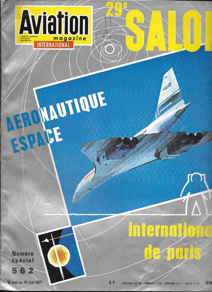 Revues AVIATION MAGAZINE - N� sp�ciaux salon du Bourget 0 Mulhouse (68)