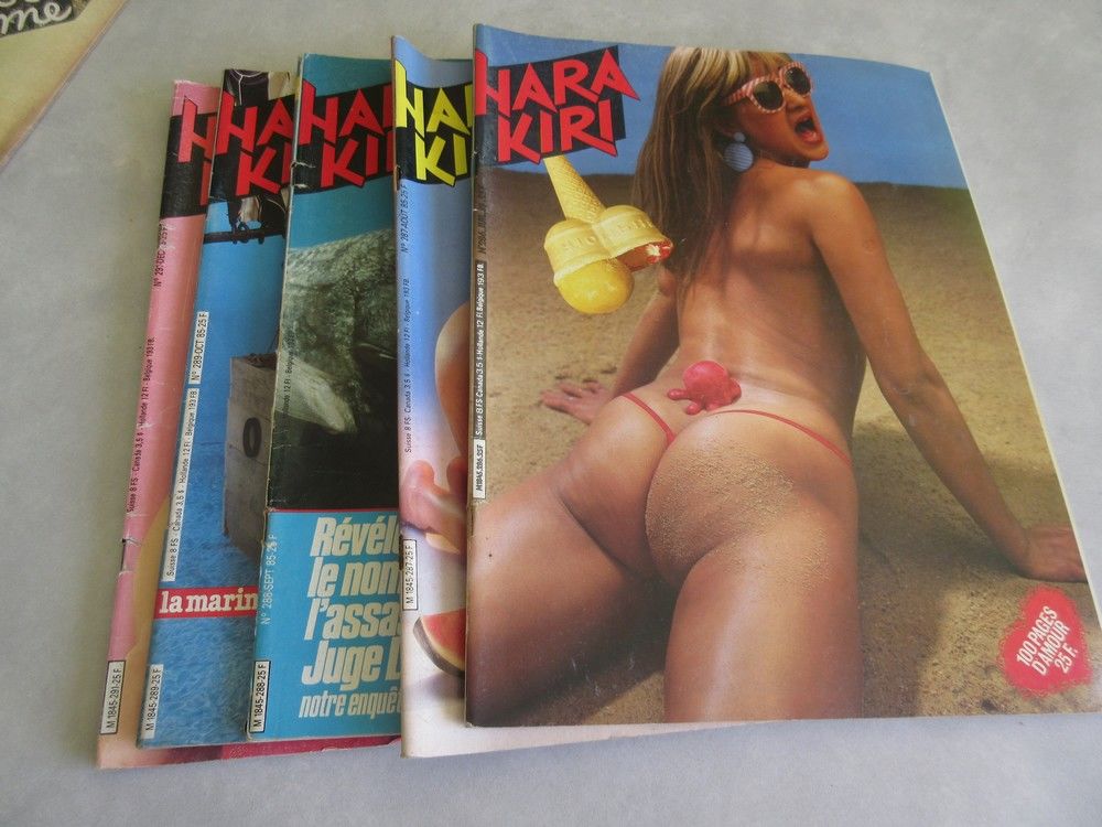 Revues HARA KIRI Ann�e 1985 40 Jury (57)