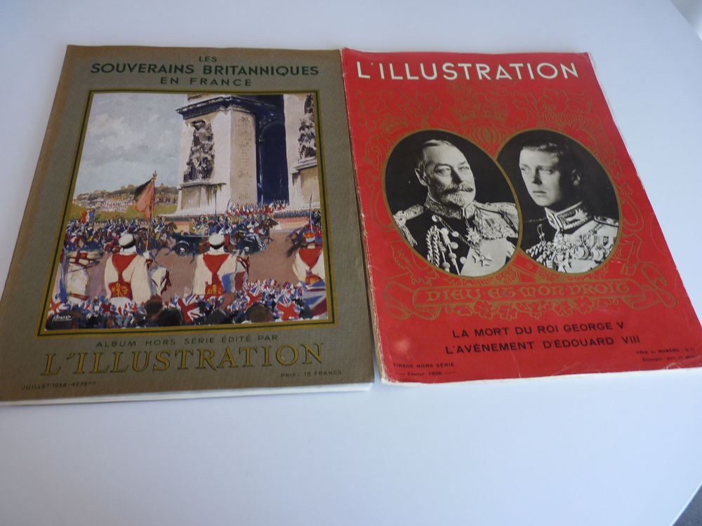 2 revues  illustration  1938 th�me royaut� britanique 20 Portbail (50)