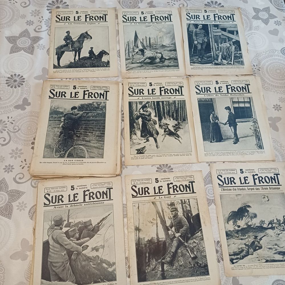 42 Revues journal sur le front guerre 50 Rethel (08)