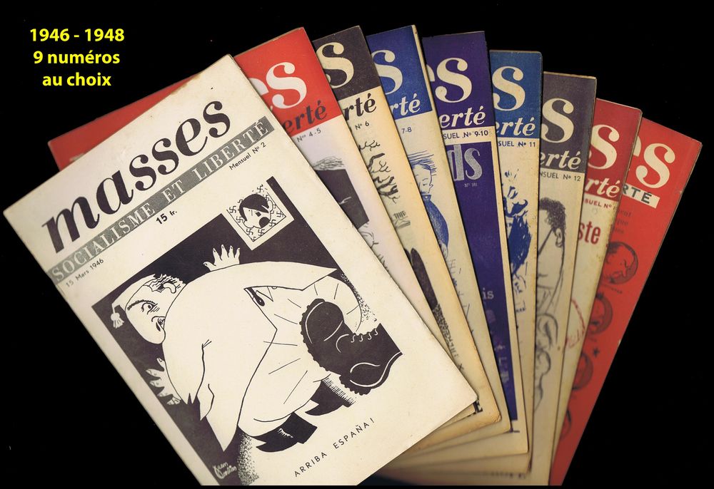 Revues MASSES de Ren� LEFEUVRE 1946 - 1948 0 Tours (37)