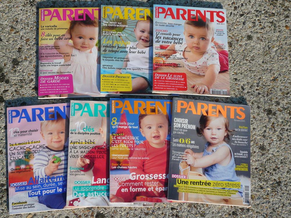 Lot de 7 revues   Parents   7 Franqueville-Saint-Pierre (76)