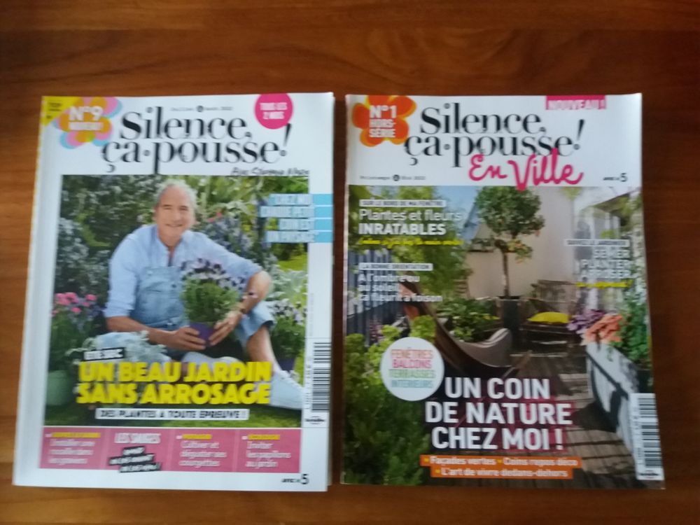 Lot de 2 revues Silence �a pousse 10 Pr�failles (44)