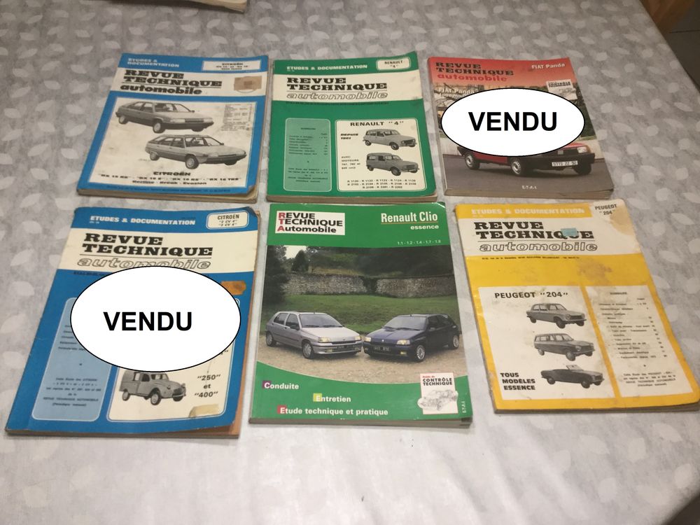 Revues Techniques RTA (Lot de 4) 40 Toulouse (31)