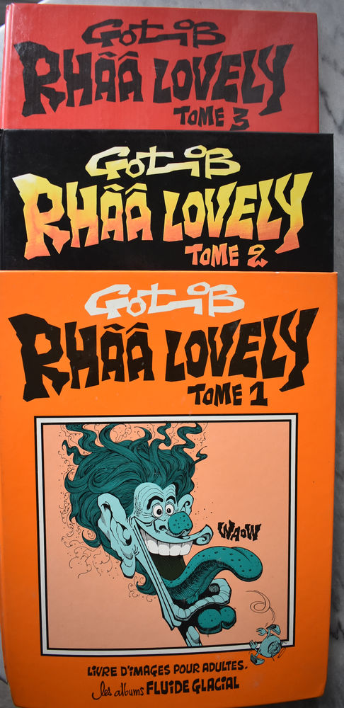 BD Rhaa Lovely tome 1,2 & 3 Gotlib 20 Poissy (78)