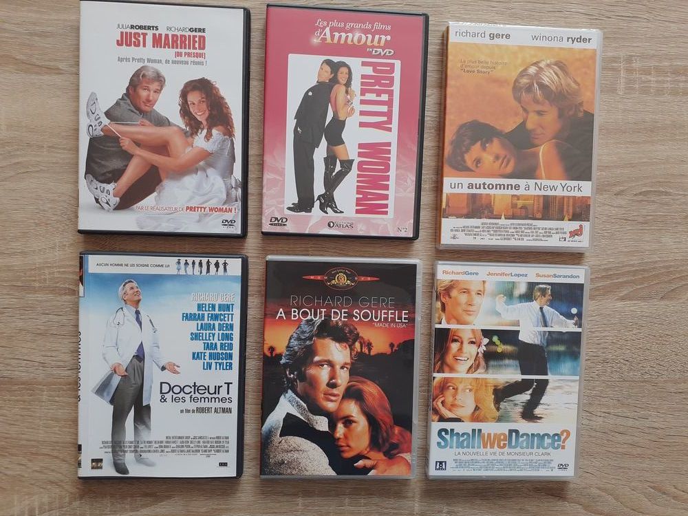 DVD  RICHARD GERE . 3 Le Vernois (39)
