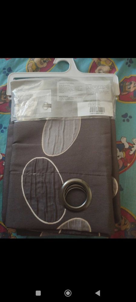 rideau marron tr�s joli  neuf �  oeillets 15 L'Isle-d'Abeau (38)