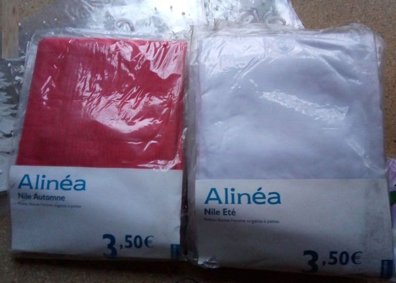 Rideaux Alin�a nile �t� et automne neufs 2.5 Beauchamp (95)