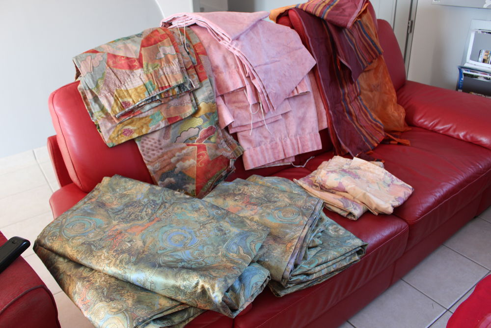 Lot de 5 rideaux et double rideaux  TBE 100 Saint-Domineuc (35)