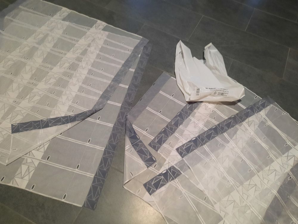 Rideaux Moderne blanc - 2 paires H 60 et 1 paire H 95 - Neuf 8 Domart-en-Ponthieu (80)