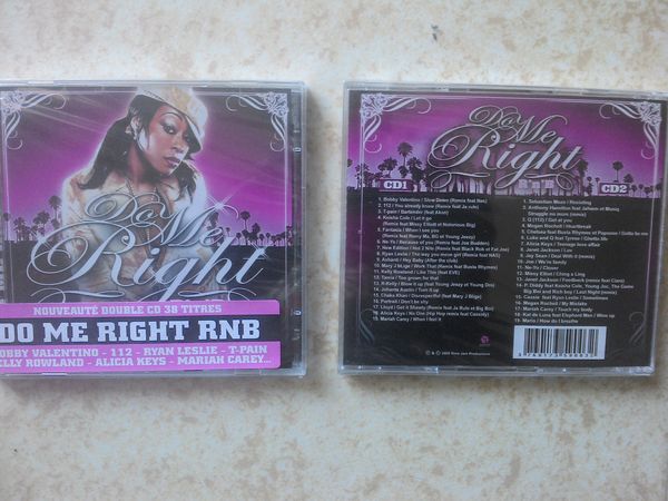 DO ME RIGHT RNB - A L'ANCIENNE - 2008
DOUBLE CD 0 Corbeil-Essonnes (91)