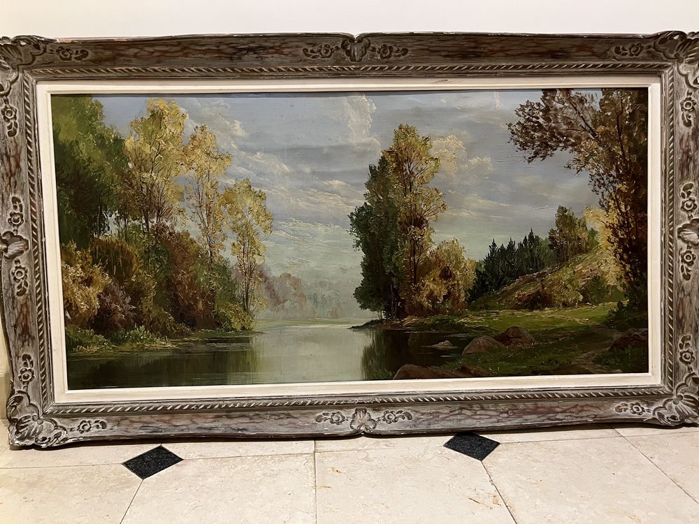  Rivi�re � travers la For�t  ( le Loing)   Ecole de Barbizon 0 Neuilly-sur-Seine (92)