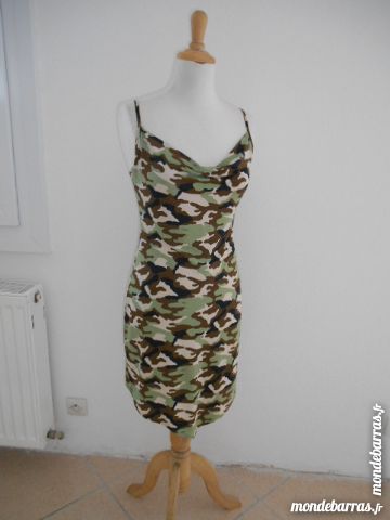 robe  bretelles imprimé  camouflage    Morgan 20 Violaines (62)